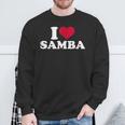 I Love Samba Sweatshirt Geschenke für alte Männer