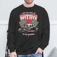 I Love The Smell Of Nitro In The Morning Drag Racing Sweatshirt Gifts for Old Men