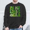In My Lucky Era St Patrick Paddy Day Retro Disco Sweatshirt Gifts for Old Men