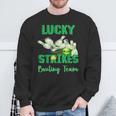 Lucky Strikes Matching Bowling Team St Patrick's Day Sweatshirt Gifts for Old Men