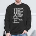 Lung Cancer Awareness Friends Fighter Support Sweatshirt Gifts for Old Men