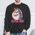 Lustiges Einhorn Papa Laufey Männeratertag Weihnachten Ehemann Sweatshirt Geschenke für alte Männer