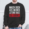 Mach Dich Aus Meiner Leitung Du Pörne Ritter Meme Sweatshirt, Witziges Meme-Sweatshirt Geschenke für alte Männer