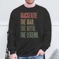 Mackenzie The Man The Myth The Legend Boy Name Sweatshirt Gifts for Old Men