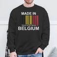 Made In Belgium Flag S Sweatshirt Geschenke für alte Männer