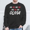 Malle Schlager Ma Olivia Black S Sweatshirt Geschenke für alte Männer