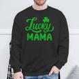 Mama St Patrick's Day Family Matching Lucky Mama Sweatshirt Gifts for Old Men