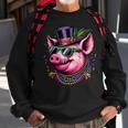 Mardi Gras Pig Sweatshirt Gifts for Old Men