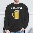 Maßanzug Maß Bier Hopfen Biertrinker Feiern Grill Fun Party Sweatshirt Geschenke für alte Männer