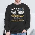 Masters Graduation My Best Friend Mastered It Class Of 2024 Sweatshirt Gifts for Old Men