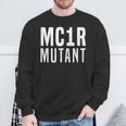 Mc1r Mutant Red Hair Ginger Redhead Sweatshirt Gifts for Old Men