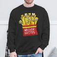 Mecker Frites Meckerfritze Scolding Fries Sweatshirt Geschenke für alte Männer