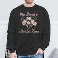 Mei Dirndl Is Z Kloa For Zwoa Dirndl For Zwoa Oktoberfest Sweatshirt Geschenke für alte Männer