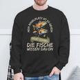 Mein Angelplatz Ist So Geheim Nicht Einmal Die Fische Wissen Sweatshirt Geschenke für alte Männer