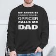 Mein Lieblingsvollzugsbeamter Nennt Mich Papa Strafvater Sweatshirt Geschenke für alte Männer