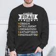 Meine Frau Ist Die Beste - Lustiges Ironie Sweatshirt für Ehemänner Geschenke für alte Männer