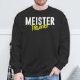 Meister Trainer Coach Football S Sweatshirt Geschenke für alte Männer