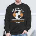 Men's Richtig Cool Football Trainer Black S Sweatshirt Geschenke für alte Männer