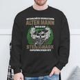 Men's Underschätze Niemal Einen Alten Mann Steiermark Slogan Sweatshirt Geschenke für alte Männer