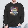 Mental Health Awareness Broken Crayons Still Color Supporter Sweatshirt Gifts for Old Men