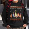 Merry Glizzmas Tacky Merry Christmas Hot Dogs Holiday Sweatshirt Gifts for Old Men