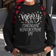 Merry Non-Contingent Reinforcement Day Christmas Bcba Aba Sweatshirt Gifts for Old Men