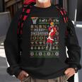 Merry Swishmas Ugly Christmas Sweater Basketball Xmas Pajama Sweatshirt Gifts for Old Men