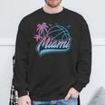 Miami City Beach Miami Florida Basketball Game Lovers Sweatshirt Gifts for Old Men