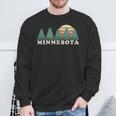 Minnesota Mn Vintage Graphic Retro 70S Sweatshirt Gifts for Old Men