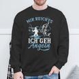 Mir Reichts Ich Geh Angeln Fischer Angler Angel Sweatshirt Geschenke für alte Männer