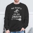 Mir Reichts Ich Geh Zaubern Magic Witch Costume Sweatshirt Geschenke für alte Männer