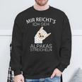 Mir Reichts Ich Gehe Jetzt Alpacas Strohlen Sweatshirt Geschenke für alte Männer