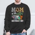 Mom Of The Birthday Boy Zoo Bday Safari Celebration Sweatshirt Gifts for Old Men