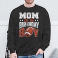 Mom Football Birthday Boy Family Baller B-Day Party Sweatshirt Gifts for Old Men