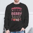 Mommy Of The Berry Sweet One Strawberry First Birthday Sweatshirt Gifts for Old Men