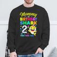 Mommy Of Birthday Shark 2Nd Matching Oufit Party For Family Sweatshirt Gifts for Old Men