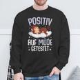 Monkey Positiv Auf Müde Getestet Monkey Black S Sweatshirt Geschenke für alte Männer