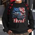 Monster Truck 4Th Of July Boys American Flag Usa Sweatshirt Gifts for Old Men