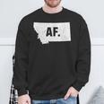 Montana Af Distressed Home State Sweatshirt Gifts for Old Men