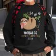 Morales Family Name Morales Family Christmas Sweatshirt Gifts for Old Men