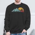 Mountain Runner Retro Style Vintage Running Sweatshirt Gifts for Old Men