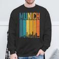 Munich Skyline Retro Vintage Souvenir Munich Sweatshirt Geschenke für alte Männer