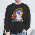 Murica Eagle 4Th Of July Mullet American Flag Usa Patriotic Sweatshirt Gifts for Old Men