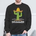 Nacho Average Drummer Cinco De Mayo Mexican Drums Music Sweatshirt Gifts for Old Men
