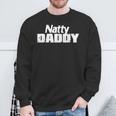 Natty Daddy Dad Beer Lover Graphic Mens Beer Sweatshirt Gifts for Old Men