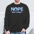 Nein Heute Nicht Magic Tcg Blue Mana Sweatshirt Geschenke für alte Männer
