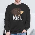 Nettes Igel Geschenk Für Jungen Oder Mädchen Sweatshirt Geschenke für alte Männer