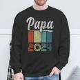 Neuer Papa Frischgebackener Papa Papa 2024 Sweatshirt Geschenke für alte Männer