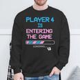 New Dad Baby Announcement Gender Reveal Father's Day Gaming Sweatshirt Gifts for Old Men
