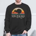 New Zealand Kiwi Vintage Bird Nz Travel Kiwis New Zealander Sweatshirt Gifts for Old Men